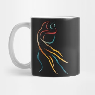 Two dancers abstract art print Mug